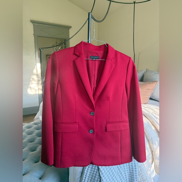 Ann Taylor Red Blazer and Pants Set - Picture 2 of 7